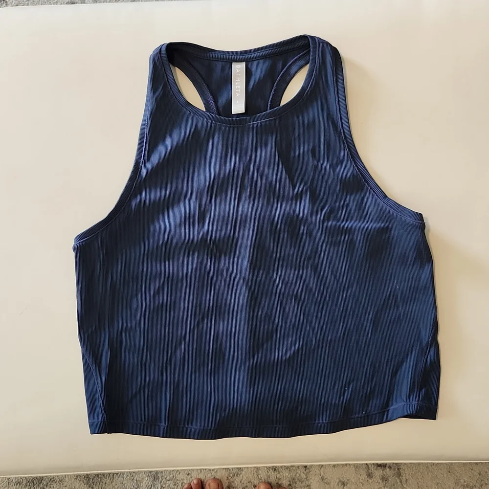 Athleta Shanti Rib Racerback Tank Top - Picture 1 of 4